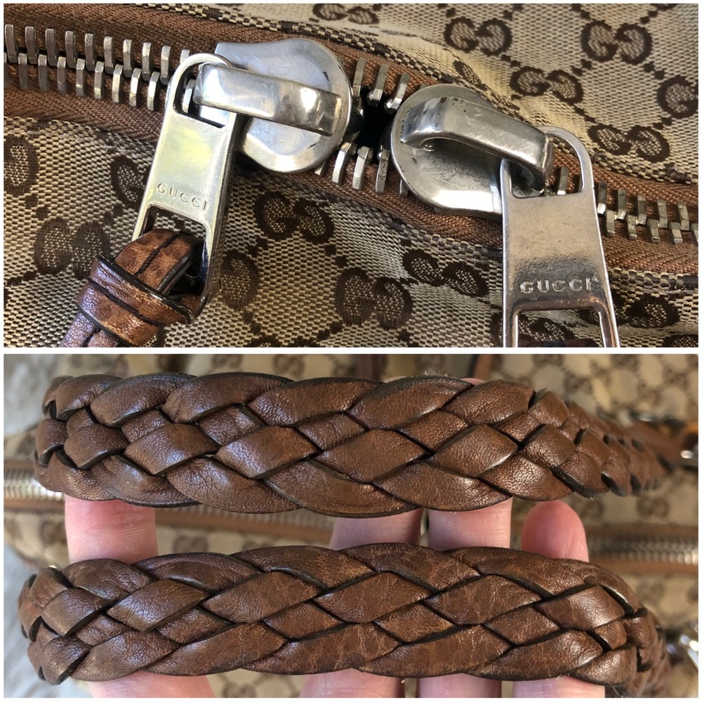 Gucci GG Canvas Medium Bamboo Bar Tote - Picture 6 of 16